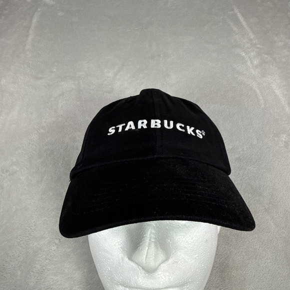 Starbucks Other - NEW Starbucks Coffee Employee Worker Hat Uniform Black Cap Strapback Job Cap